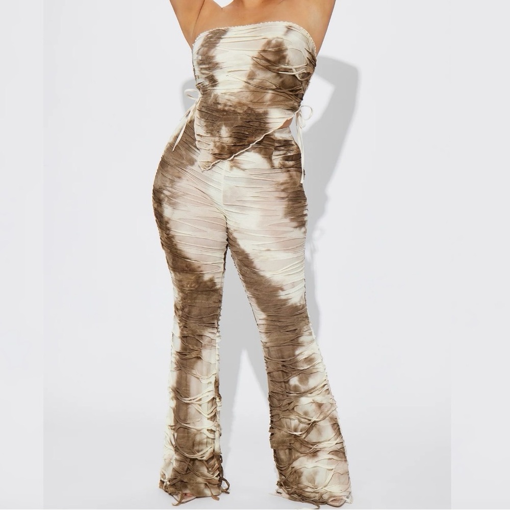 Fashion Nova Brown Matching Set